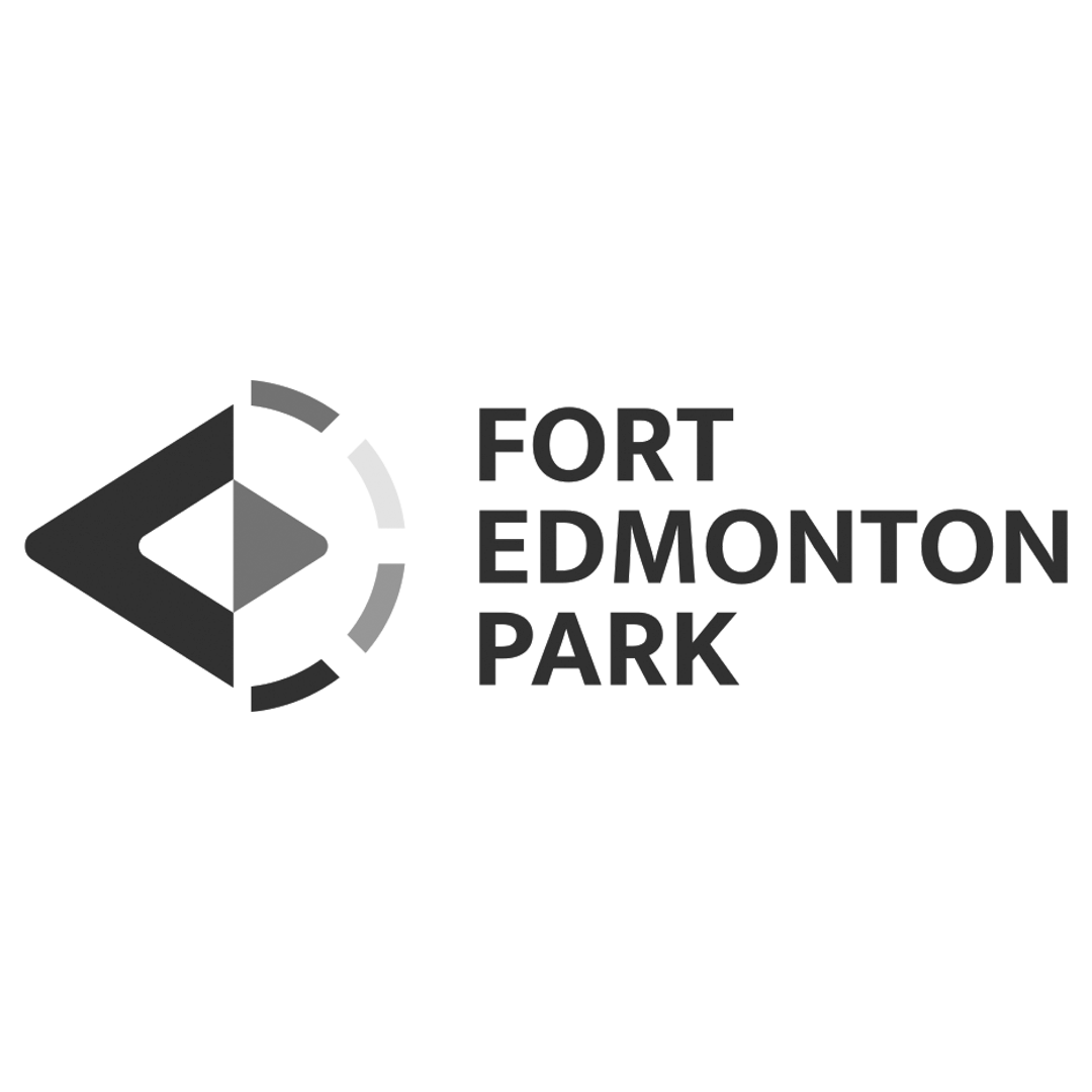 Fort Ed Park Logo (Grayscale)