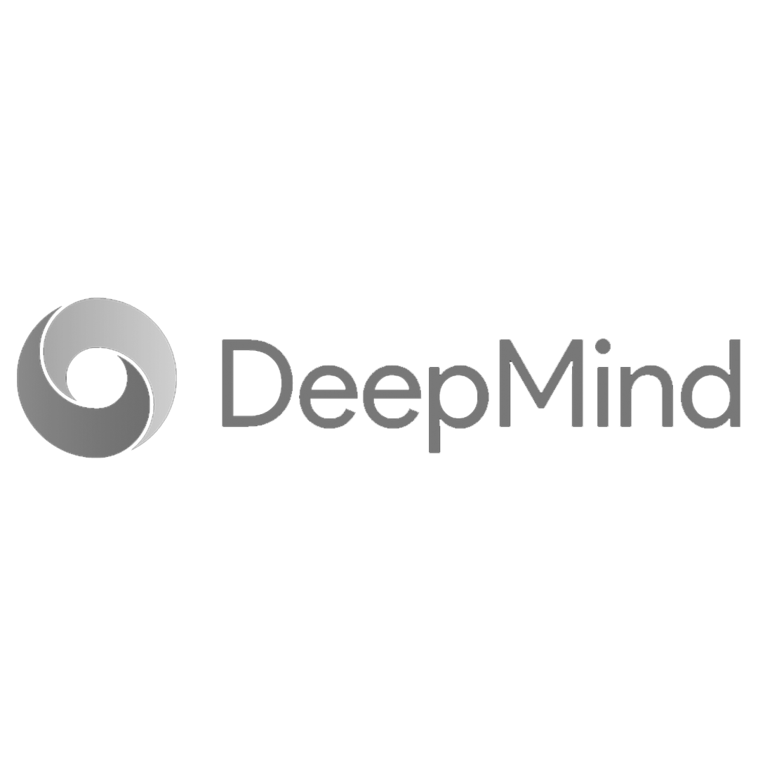 Google DeepMind Logo (Grayscale)